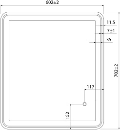 Iddis Зеркало Cloud 60 – фотография-7